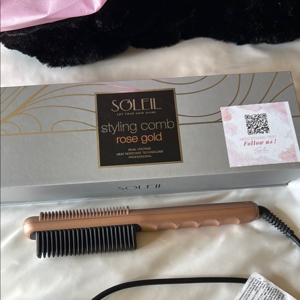 Soleil Rose Gold Styling Comb